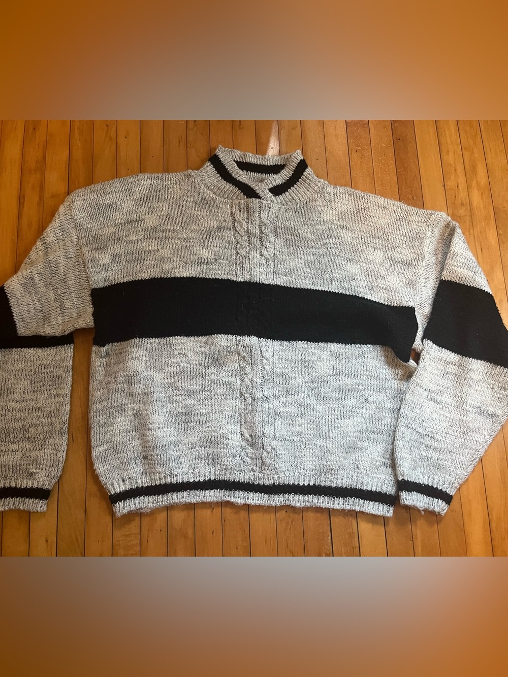 Retro turtleneck sweater